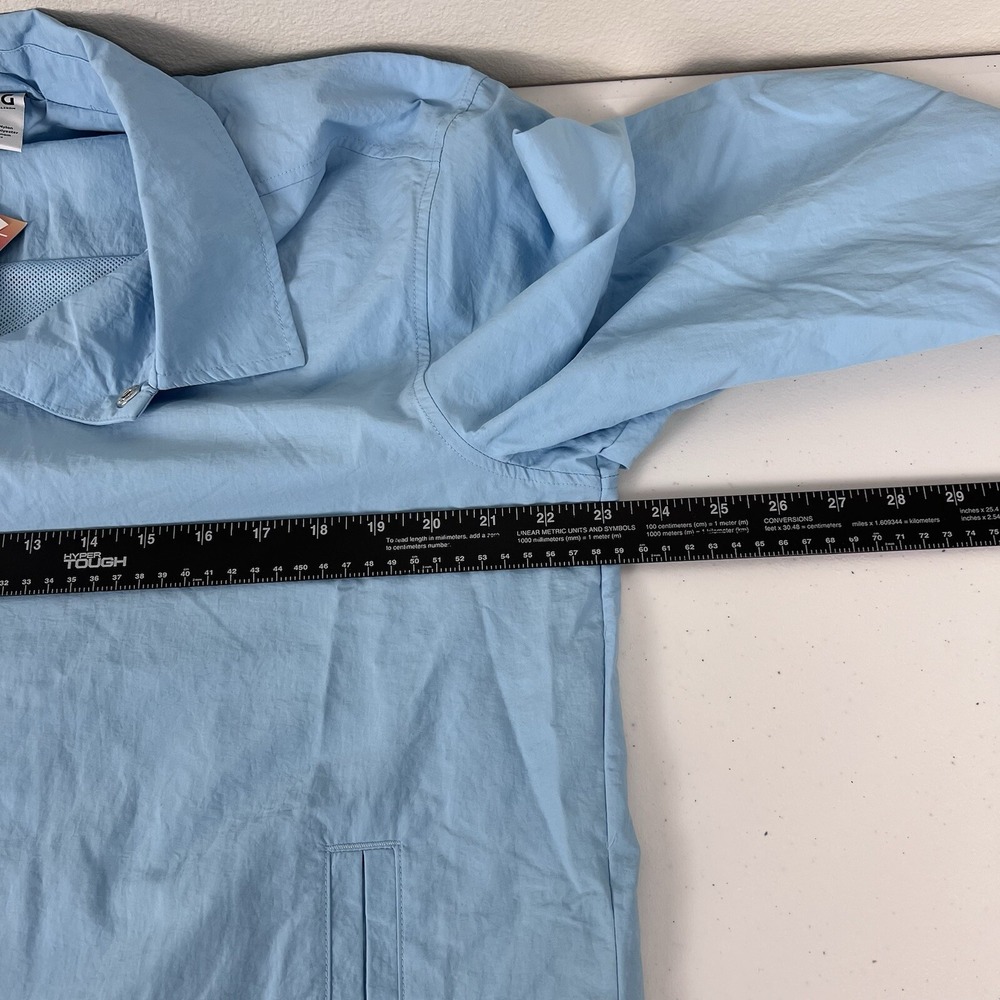 DSG Mens Small Coaches Jacket Cloudless Sky Blue Water Resistant Streetwear NWT - Picture 3 of 9